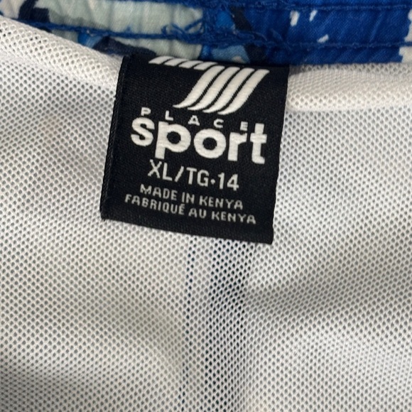 Lot of 3 Boys Swim Trunks Size 14 | Sharks & Stripes 🦈🌊 - Picture 2 of 4